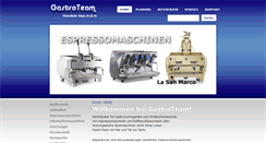 Desktop Screenshot of gastroteam.eu